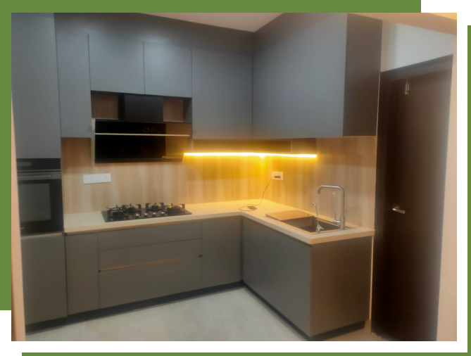 Top kitchen cabinet interior design services in Bangalore