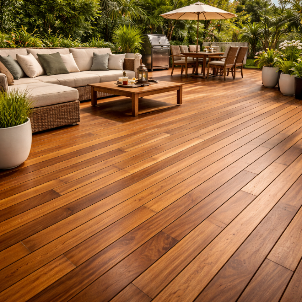 Outdoor Deck Flooring (Teak)