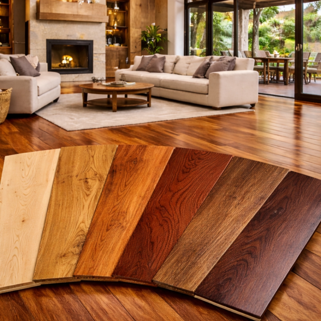 Solid hardwood flooring collection