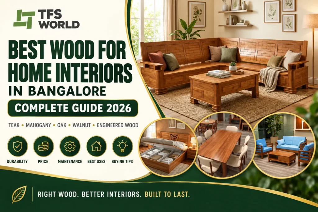 Best Wood for Home Interiors in Bangalore: Complete Guide (2026)